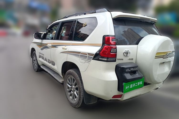 Used Toyota Prado 2018 3.5L Automatic TX-L with Rear-Mounted Spare Tire Rear Left 45 Deg