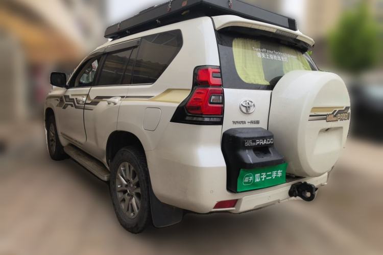 Used Toyota Prado 2018 3.5L Automatic VX NAVI with Rear-Mounted Spare Tire Rear Left 45 Deg
