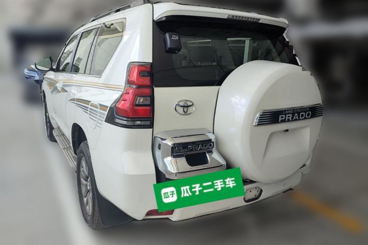 Used Toyota Prado 2018 3.5L Automatic TX-L with Rear-Mounted Spare Tire Rear Left 45 Deg