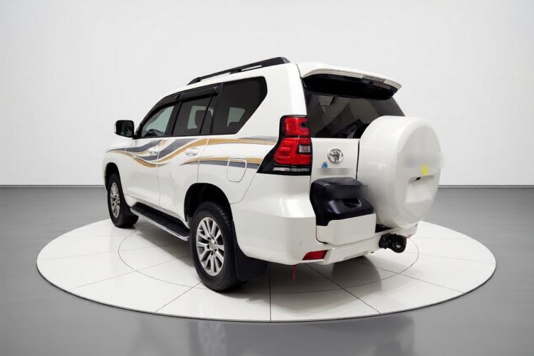 Used Toyota Prado 2018 3.5L Automatic TX-L with Rear-Mounted Spare Tire Rear Left 45 Deg