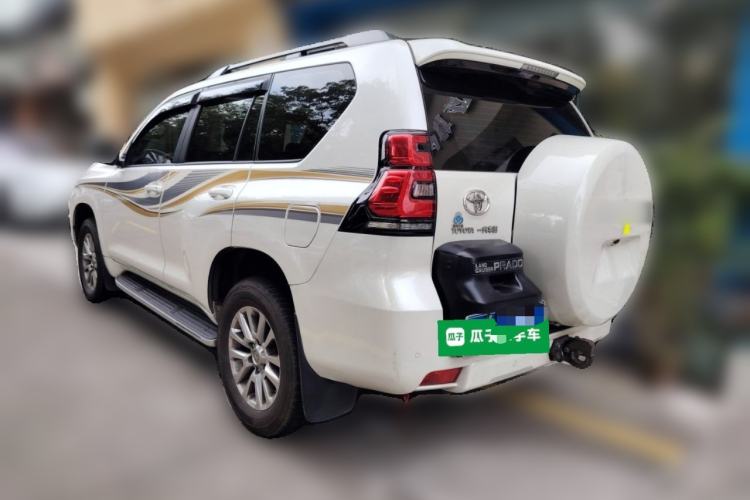 Used Toyota Prado 2018 3.5L Automatic TX-L with Rear-Mounted Spare Tire Rear Left 45 Deg