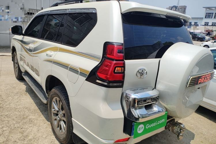 Used Toyota Prado 2018 3.5L Automatic TX-L with Rear-Mounted Spare Tire Rear Left 45 Deg