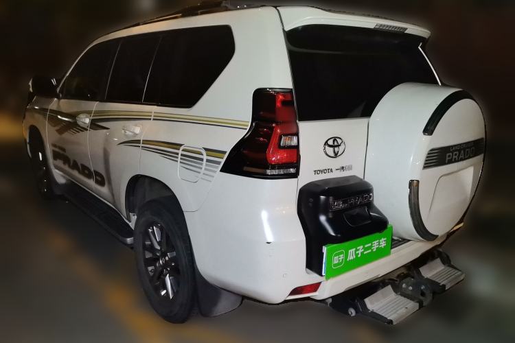 Used Toyota Prado 2018 3.5L Automatic TX-L with Rear-Mounted Spare Tire Rear Left 45 Deg