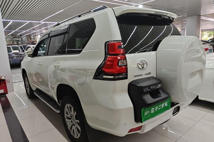 Used Toyota Prado 2018 3.5L Automatic TX-L with Rear-Mounted Spare Tire Rear Left 45 Deg