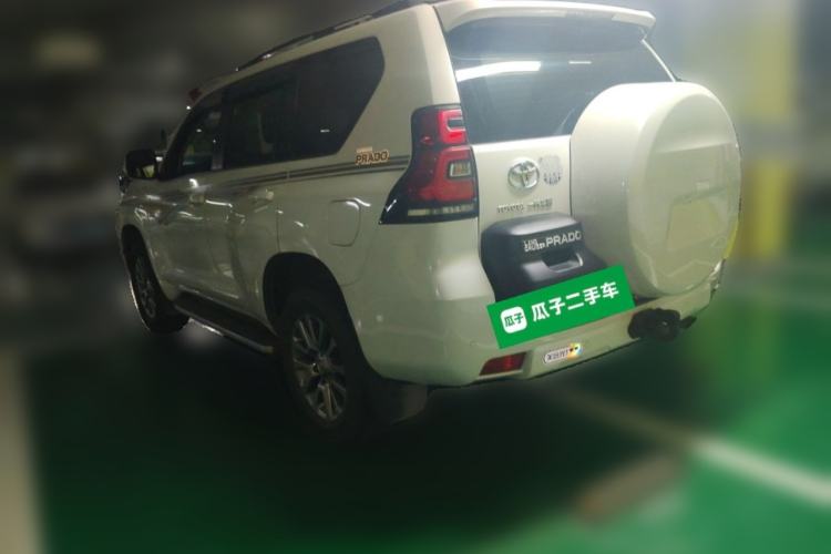 Used Toyota Prado 2018 3.5L Automatic TX-L with Rear-Mounted Spare Tire Rear Left 45 Deg