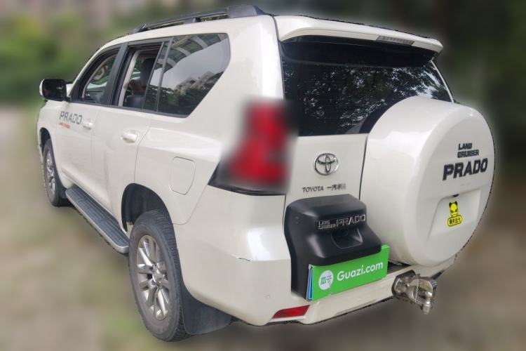 Used Toyota Prado 2018 3.5L Automatic TX-L with Rear-Mounted Spare Tire Rear Left 45 Deg