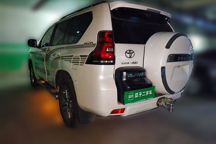 Used Toyota Prado 2018 3.5L Automatic TX-L with Rear-Mounted Spare Tire Rear Left 45 Deg