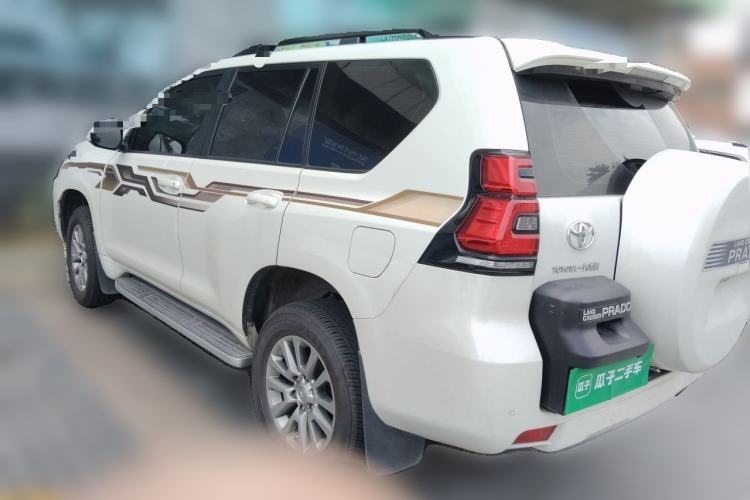 Used Toyota Prado 2018 3.5L Automatic TX-L NAVI with Rear-Mounted Spare Tire Rear Left 45 Deg