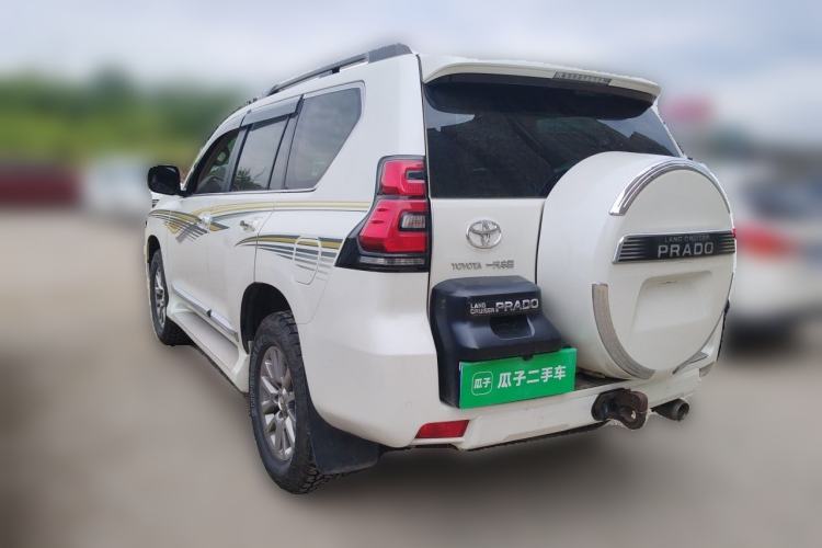 Used Toyota Prado 2018 3.5L Automatic TX-L with Rear-Mounted Spare Tire Rear Left 45 Deg
