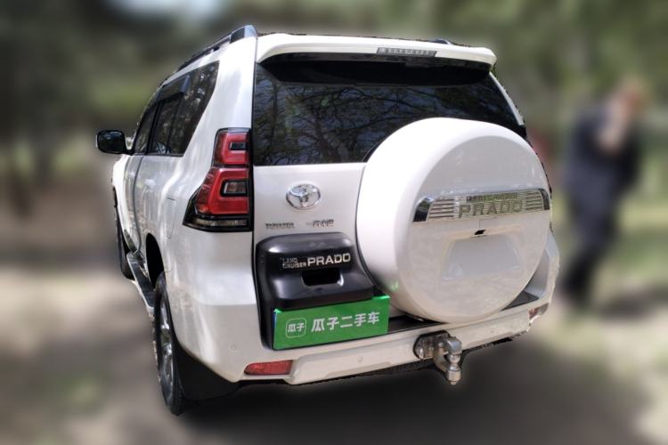 Used Toyota Prado 2018 3.5L Automatic TX-L with Rear-Mounted Spare Tire Rear Left 45 Deg