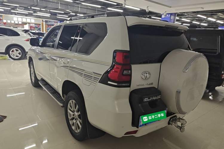 Used Toyota Prado 2018 3.5L Automatic TX-L NAVI with Rear-Mounted Spare Tire Rear Left 45 Deg