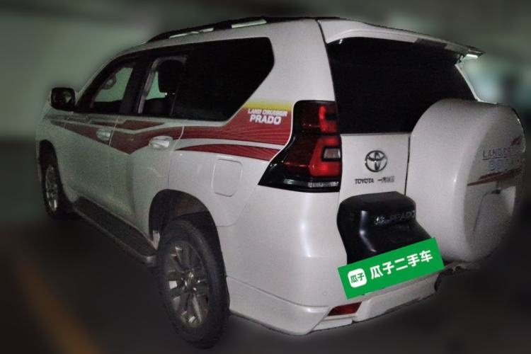Used Toyota Prado 2018 3.5L Automatic VX with Rear-Mounted Spare Tire Rear Left 45 Deg