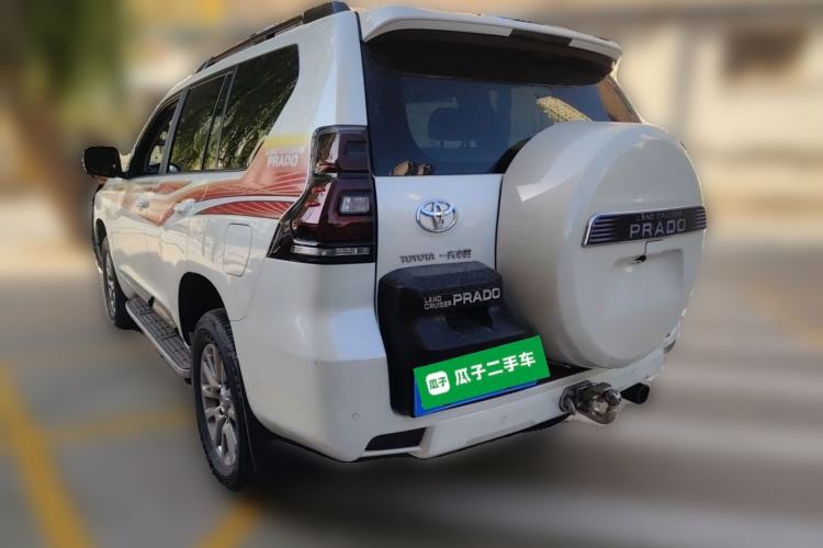 Used Toyota Prado 2018 3.5L Automatic TX-L with Rear-Mounted Spare Tire Rear Left 45 Deg