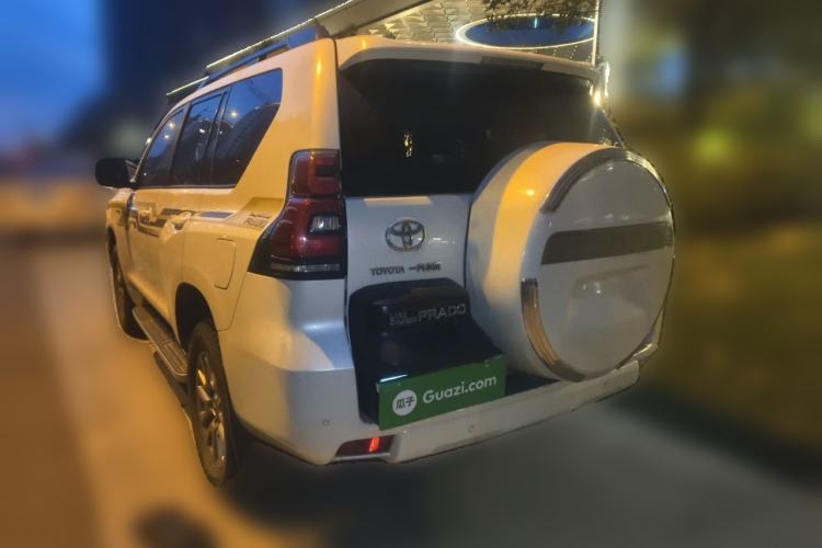Used Toyota Prado 2018 3.5L Automatic TX-L with Rear-Mounted Spare Tire Rear Left 45 Deg