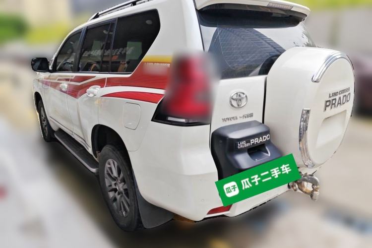 Used Toyota Prado 2018 3.5L Automatic TX-L with Rear-Mounted Spare Tire Rear Left 45 Deg