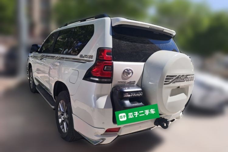 Used Toyota Prado 2018 3.5L Automatic TX-L with Rear-Mounted Spare Tire Rear Left 45 Deg