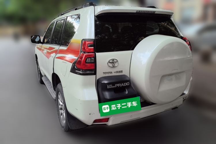Used Toyota Prado 2018 3.5L Automatic TX-L with Rear-Mounted Spare Tire Rear Left 45 Deg