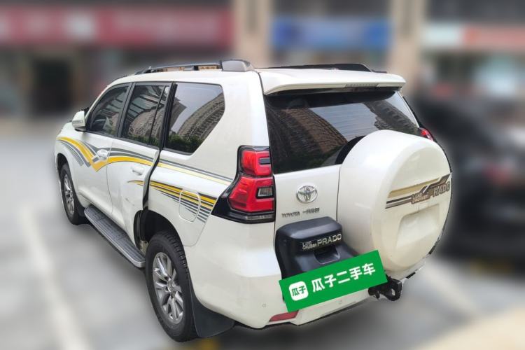Used Toyota Prado 2018 3.5L Automatic TX-L with Rear-Mounted Spare Tire Rear Left 45 Deg