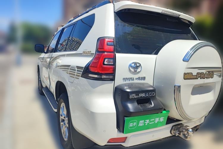 Used Toyota Prado 2018 3.5L Automatic TX-L with Rear-Mounted Spare Tire Rear Left 45 Deg