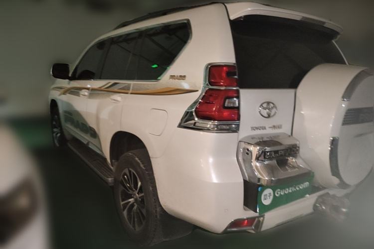 Used Toyota Prado 2018 3.5L Automatic TX-L with Rear-Mounted Spare Tire Rear Left 45 Deg