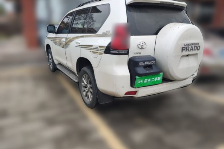Used Toyota Prado 2018 3.5L Automatic TX-L NAVI with Rear-Mounted Spare Tire Rear Left 45 Deg