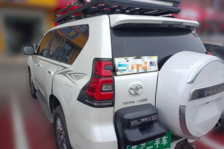 Used Toyota Prado 2018 3.5L Automatic TX-L with Rear-Mounted Spare Tire Rear Left 45 Deg