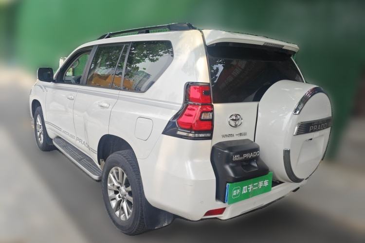 Used Toyota Prado 2018 3.5L Automatic TX-L with Rear-Mounted Spare Tire Rear Left 45 Deg