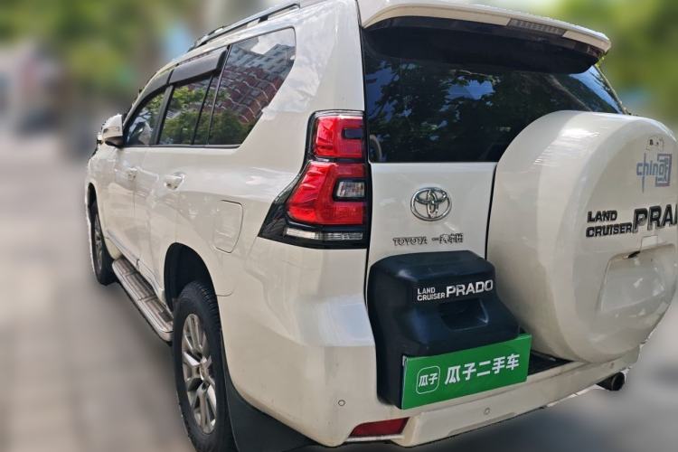 Used Toyota Prado 2018 3.5L Automatic TX-L with Rear-Mounted Spare Tire Rear Left 45 Deg