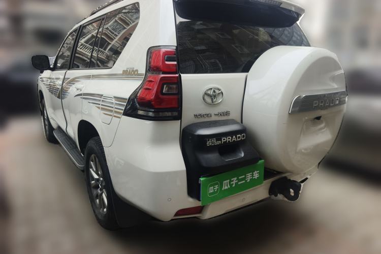 Used Toyota Prado 2018 3.5L Automatic TX-L with Rear-Mounted Spare Tire Rear Left 45 Deg