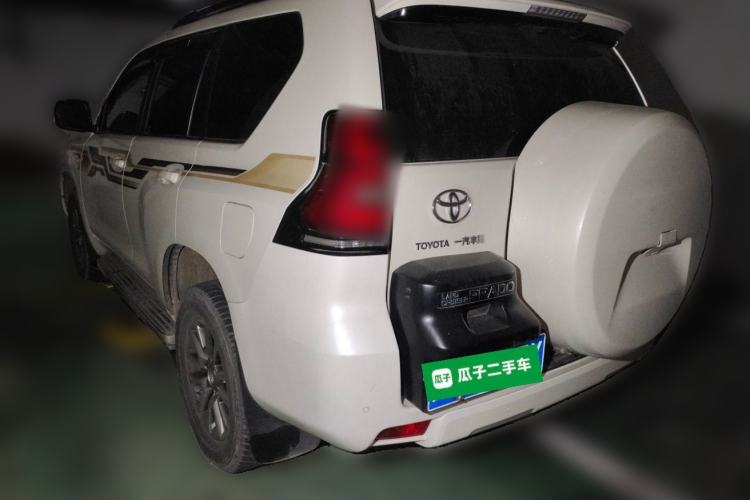 Used Toyota Prado 2018 3.5L Automatic TX-L with Rear-Mounted Spare Tire Rear Left 45 Deg