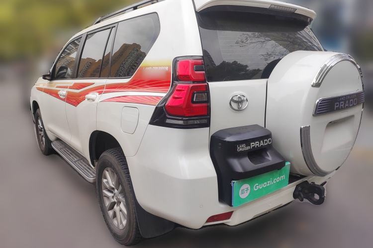 Used Toyota Prado 2018 3.5L Automatic TX-L with Rear-Mounted Spare Tire Rear Left 45 Deg