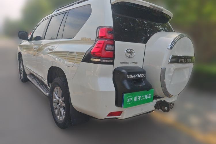 Used Toyota Prado 2018 3.5L Automatic TX-L with Rear-Mounted Spare Tire Rear Left 45 Deg