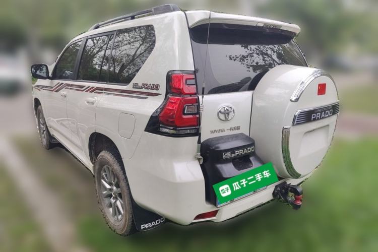 Used Toyota Prado 2018 3.5L Automatic TX-L with Rear-Mounted Spare Tire Rear Left 45 Deg