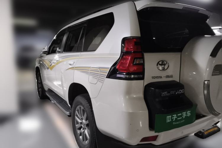Used Toyota Prado 2018 3.5L Automatic TX-L with Rear-Mounted Spare Tire Rear Left 45 Deg