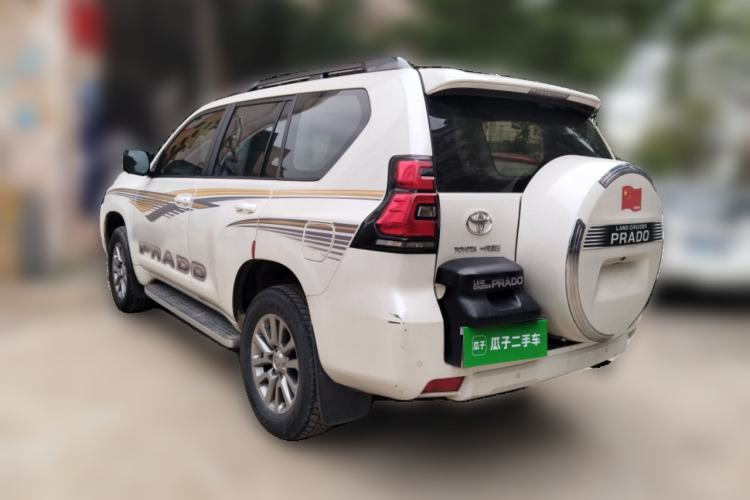 Used Toyota Prado 2018 3.5L Automatic TX-L with Rear-Mounted Spare Tire Rear Left 45 Deg