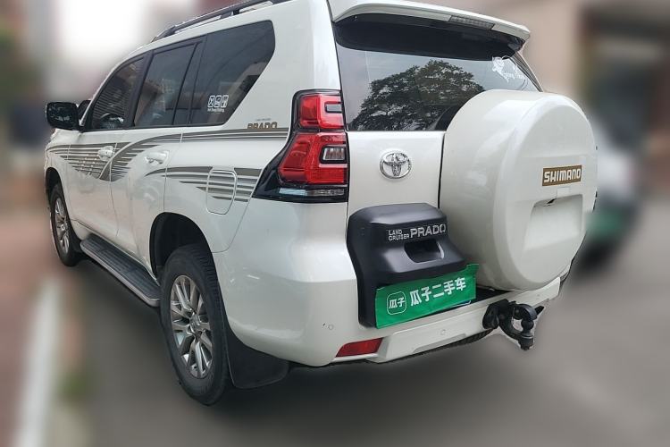 Used Toyota Prado 2018 3.5L Automatic TX-L with Rear-Mounted Spare Tire Rear Left 45 Deg