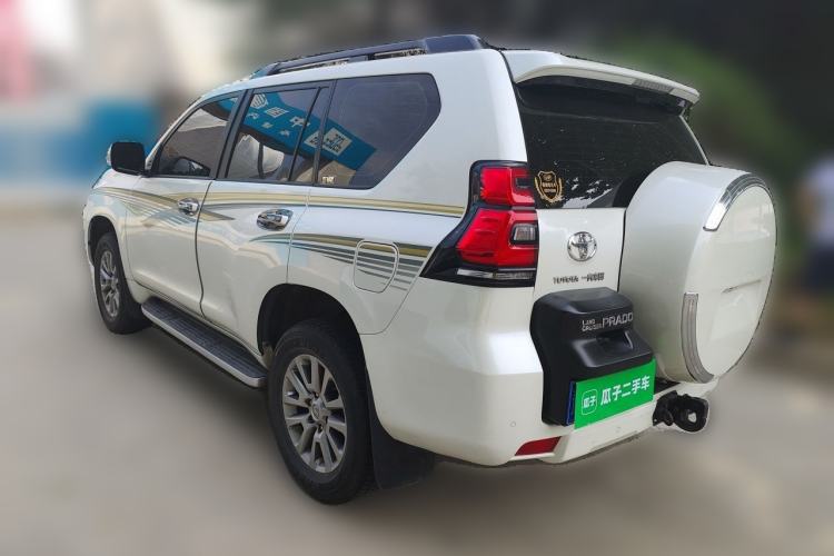 Used Toyota Prado 2018 3.5L Automatic TX-L NAVI with Rear-Mounted Spare Tire Rear Left 45 Deg
