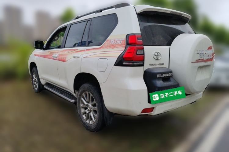 Used Toyota Prado 2018 3.5L Automatic TX-L with Rear-Mounted Spare Tire Rear Left 45 Deg