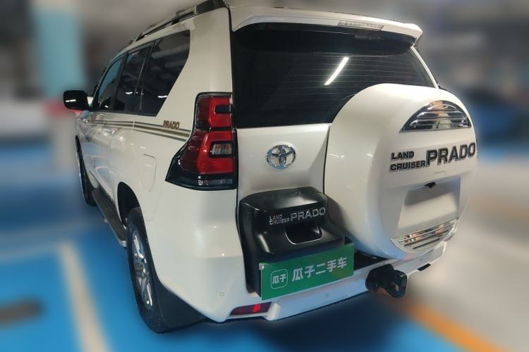 Used Toyota Prado 2018 3.5L Automatic TX-L with Rear-Mounted Spare Tire Rear Left 45 Deg