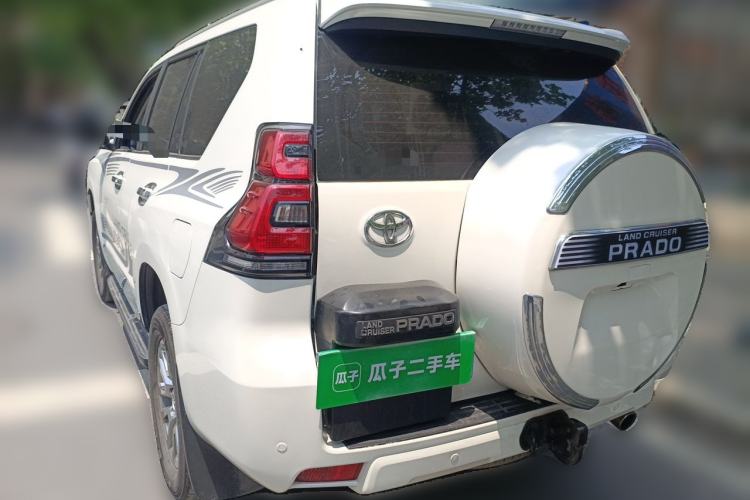 Used Toyota Prado 2018 2.7L TX Aluminum Wheels Underbody Mounting Base Version – Middle East Rear Left 45 Deg