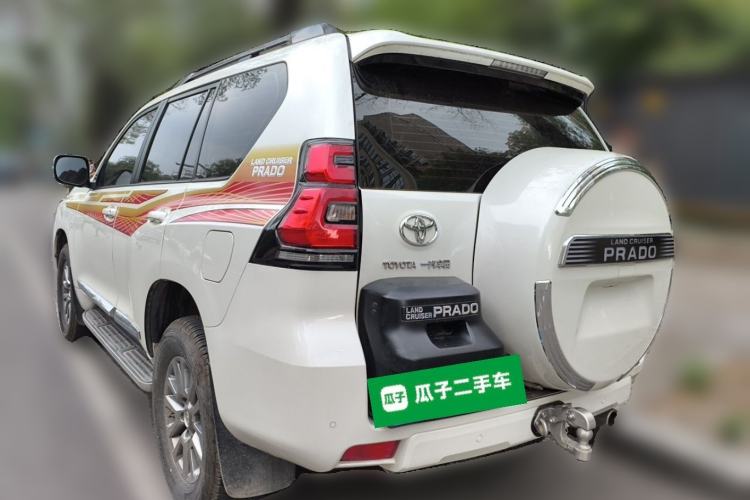 Used Toyota Prado 2018 3.5L Automatic TX-L with Rear-Mounted Spare Tire Rear Left 45 Deg
