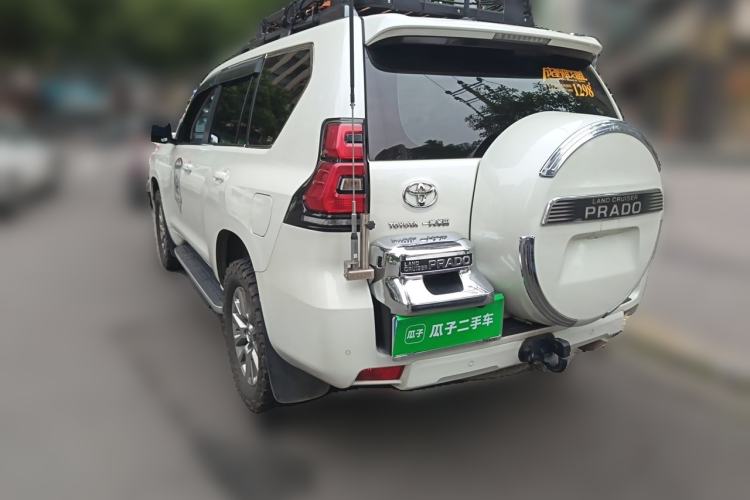 Used Toyota Prado 2018 3.5L Automatic TX-L with Rear-Mounted Spare Tire Rear Left 45 Deg