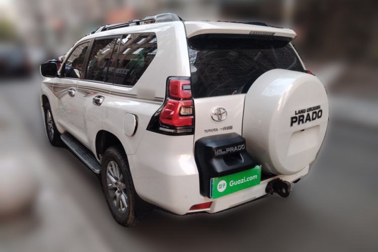 Used Toyota Prado 2018 3.5L Automatic TX-L with Rear-Mounted Spare Tire Rear Left 45 Deg
