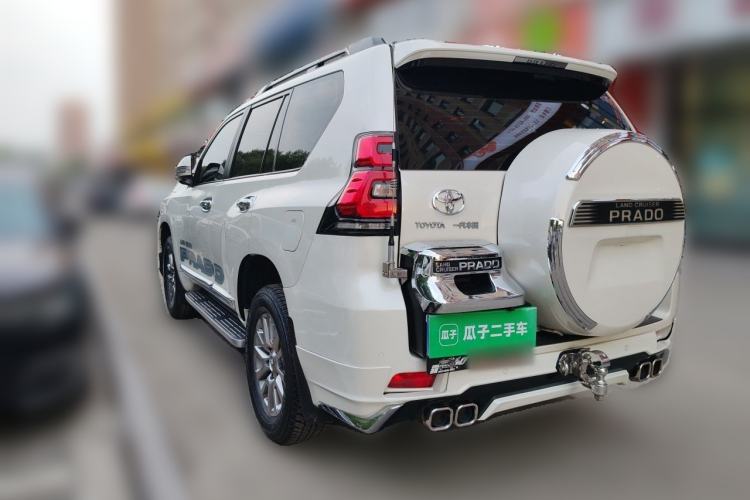 Used Toyota Prado 2018 3.5L Automatic TX-L with Rear-Mounted Spare Tire Rear Left 45 Deg