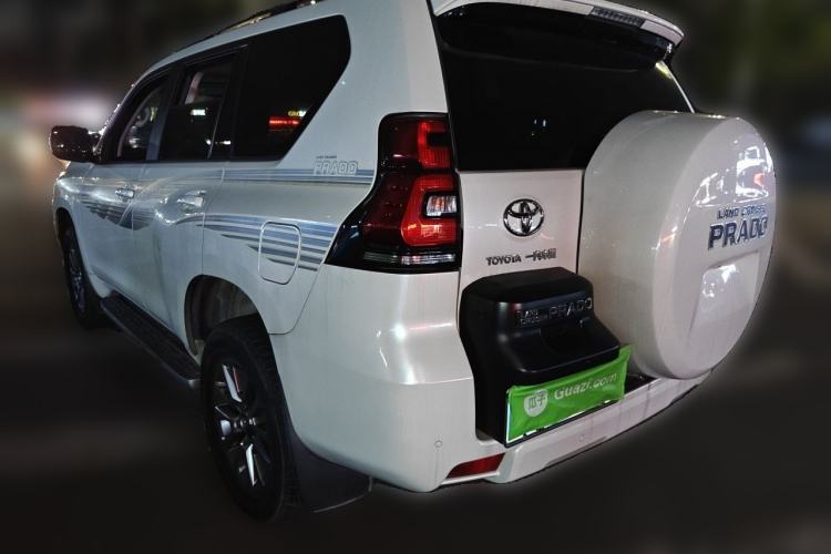 Used Toyota Prado 2018 3.5L Automatic TX-L with Rear-Mounted Spare Tire Rear Left 45 Deg