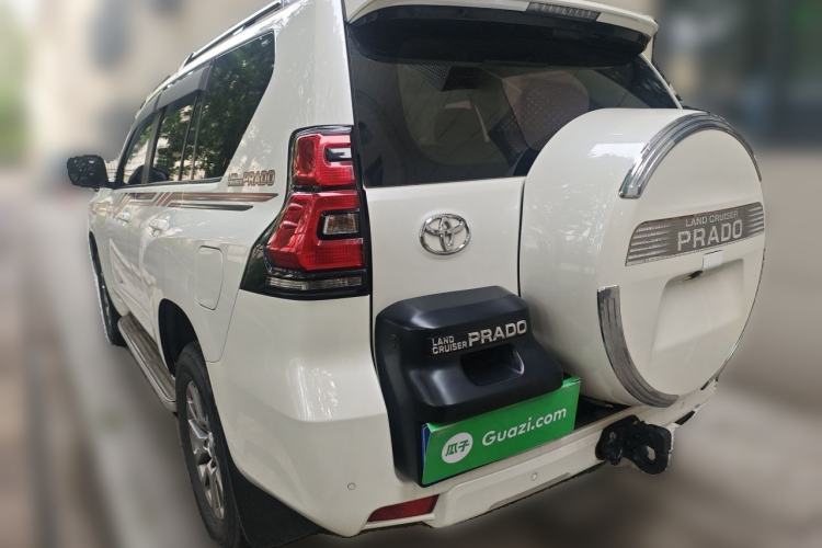 Used Toyota Prado 2018 3.5L Automatic TX-L with Rear-Mounted Spare Tire Rear Left 45 Deg