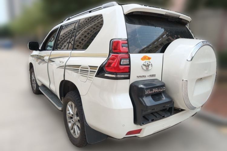 Used Toyota Prado 2018 3.5L Automatic TX-L with Rear-Mounted Spare Tire Rear Left 45 Deg