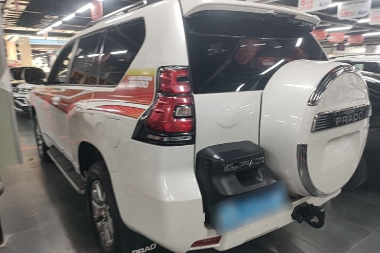 Used Toyota Prado 2018 3.5L Automatic TX-L with Rear-Mounted Spare Tire Rear Left 45 Deg