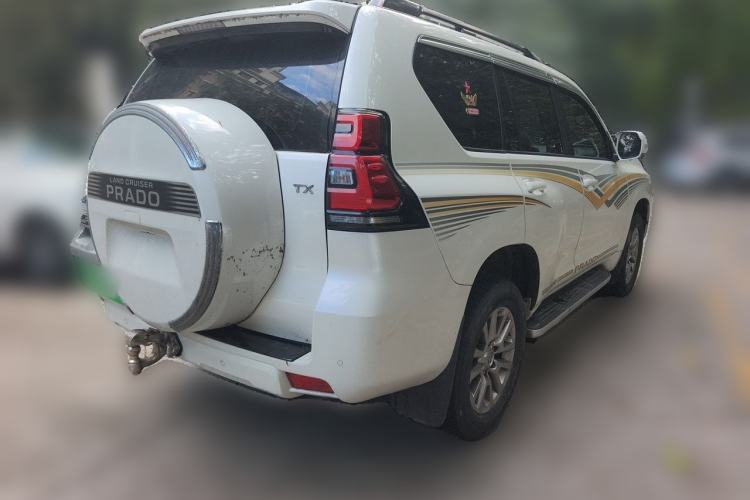 Used Toyota Prado 2018 3.5L Automatic TX-L with Rear-Mounted Spare Tire Rear Right 45 Deg