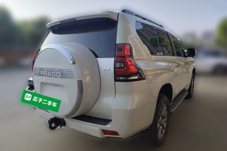 Used Toyota Prado 2018 3.5L Automatic TX-L with Rear-Mounted Spare Tire Rear Right 45 Deg